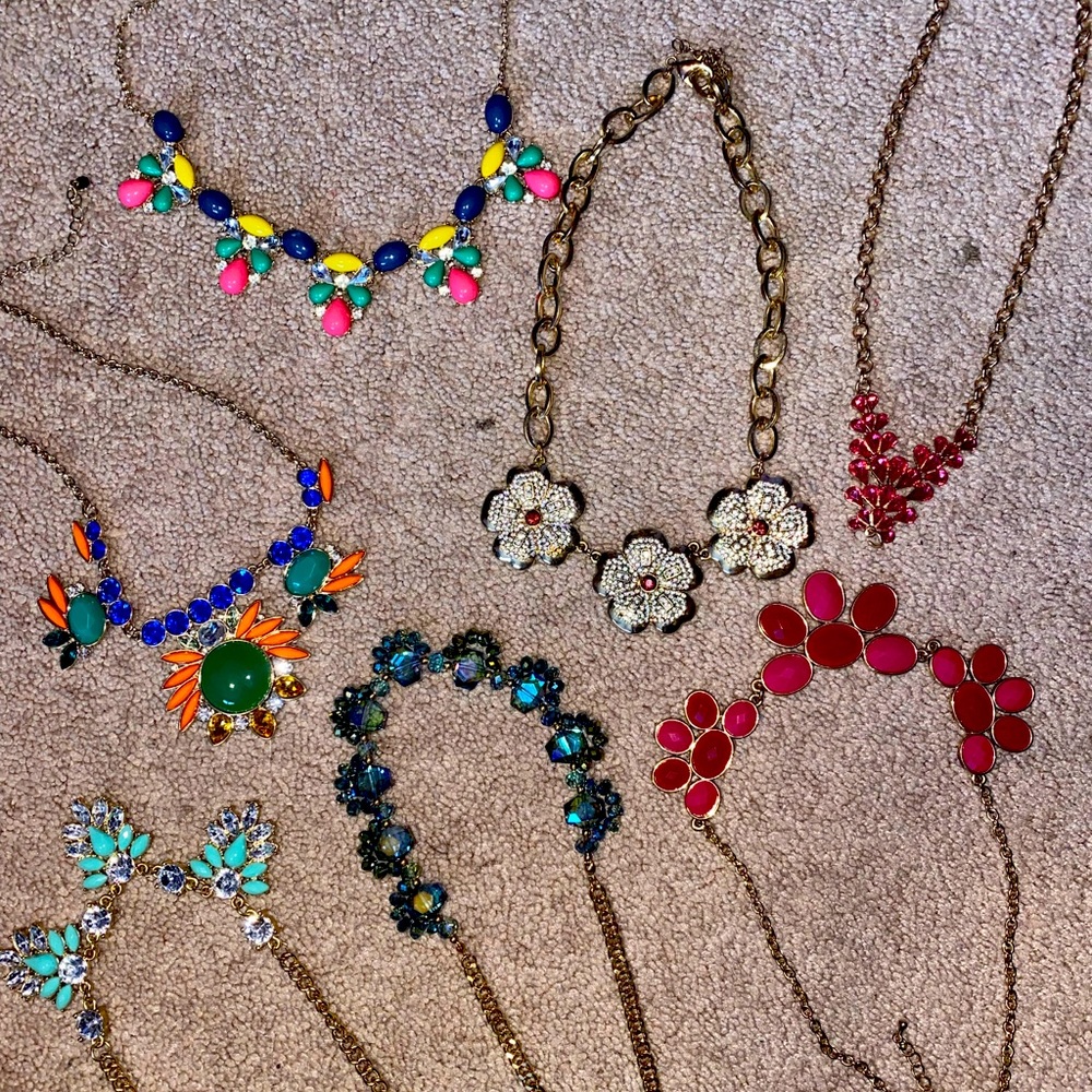 Charming Charlie 7 Piece Necklace Set